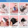 thumbnail image 3 of 16 Pcs Patch de Réparation de Chaussures en Microfibre Professionnel Auto-Adhésif Couleur Unie Accessoires de Réparation de Espadrilles Café Foncé, 3 of 9