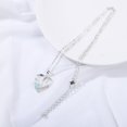 thumbnail image 4 of MOM Letter Heart Pendant Mother's Day Birthday Gift Necklace, 4 of 4