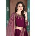 thumbnail image 3 of Custom Made Dark Color Women Kameez Salwar Pakistani Designer Party Wear Long Anarkali Suit, 3 of 5