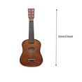 thumbnail image 3 of kjfeif 21 Inch Classical Guitar 6 String Folk Acoustic Kids Beginners Guitar Musical Instrument Small Guitar, Beginner Practice First Musical Instrument for Children, Toddlers, 3 of 6