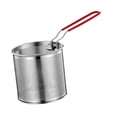thumbnail image 2 of Tnarru Panier de Friteuse en Acier Inoxydable Panier de Cuisine Multifonction pour Friture avec Poignée pour Frites Spaghetti de Service 12 cm, 2 of 8