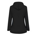 thumbnail image 3 of HTNBO Hooded Solid Color Rain Coats for Women Outdoor Windproof Plus Size Rain Jackets, 3 of 3