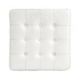 thumbnail image 3 of Butler Leon Ottomane en Cuir Blanc, 3 of 8