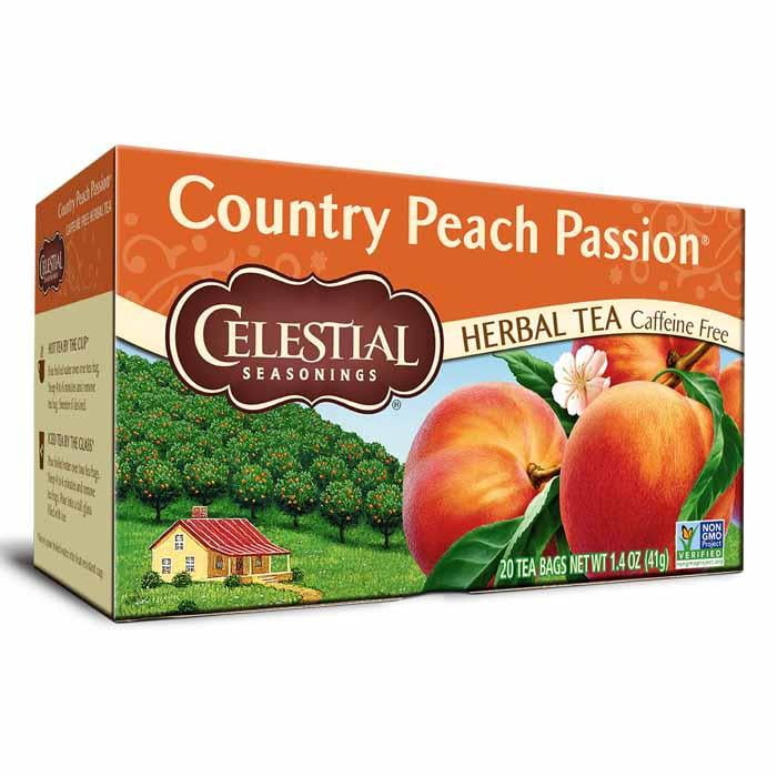 Celestial Seasonings - Country Peach Passion Herbal Tea, 20 Sachets