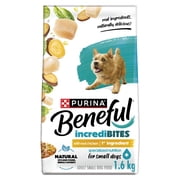 Beneful IncrediBites for Small Dogs with Real Chicken, Dry Dog Food 1.6kg