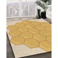 thumbnail image 3 of Ahgly Company Tapis d'Intérieur Rectangulaire Transitionnel Orange Foncé Lavable à la Machine, 8 Pieds x 12 Pieds, 3 of 7