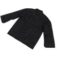 thumbnail image 3 of <p>Long Sleeve Chef Coat Kitchen Chef Coat Long Sleeve Stand Collar Chef Coat Men Women Kitchen Button Up Chef Uniform Jacket For Restaurant</p>, 3 of 7