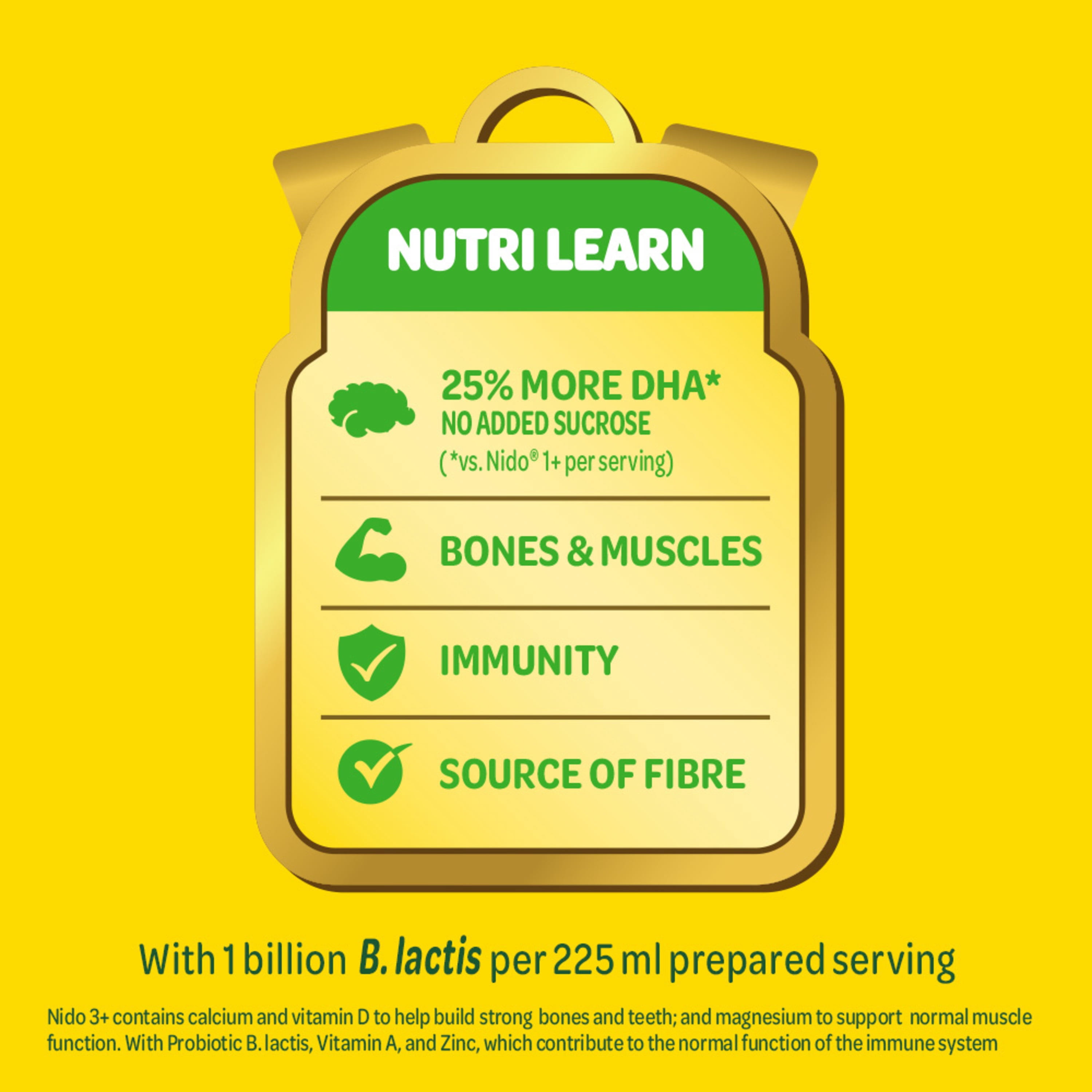 NIDO 3+, supplément nutritionnel pour enfants de 3 ans et plus