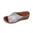 thumbnail image 2 of LSLJS Sandales de Plage à Talon Compensé à Bout Ouvert Style « Fish Mouth » avec Motif de Pierre, Mode et Décontractées pour Femmes, Nouvelles d'Été, Semelle Épaisse, Chaussures pour Femmes, Cadeaux pour Femmes, 2 of 5