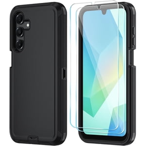 HCTian Coffret téléphonique pour Samsung Galaxy A16 5G Cas avec HD Protecteur d'écran, résistant aux chocs & Étanche à goutte 3-Layer Couverture de téléphone pour Galaxy A16
