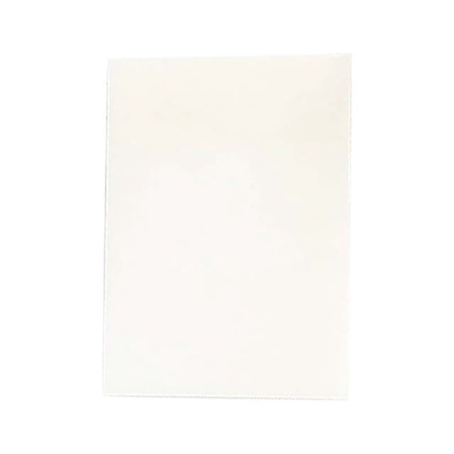 ZTTD Transparent Sticky Notes - 3.7x2.7 inch Clear Sticky Notes Waterproof Self-Adhesive Translucent Sticky Note Pads for Books Annotation, See Through Sticky Note (50 Sheets) (Type4-Clear)