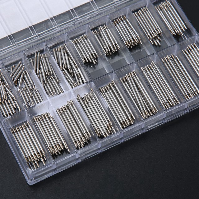 Zjchao 360 Pcs 8 To 25mm Stainless Steel Watch Band Spring Bars Link Pins With Strap Link Pin Remover Watch Repair Kit Watch Wrist Bands Strap Removal Repair Fix Kit