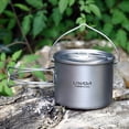 thumbnail image 3 of Lixada Pot Léger en Titane 750 ml avec Spork Pliable pour Camping, Randonnée, Backpacking, Pique-Nique en Plein Air, 3 of 7