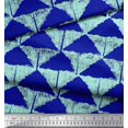 thumbnail image 2 of Soimoi Cotton Jersey Fabric Triangle Geometric Print Fabric by The Yard 58 Inch Wide, 2 of 3
