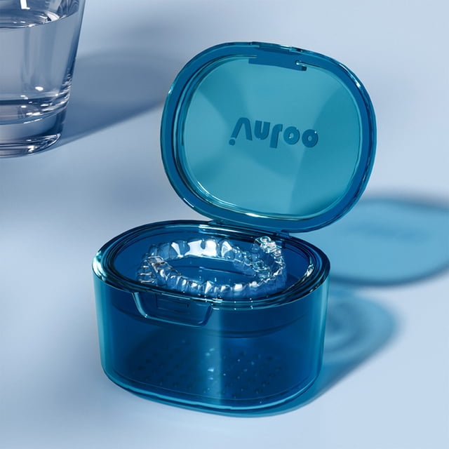 Dvkptbk Étui de Retenue, Étui d'Aligneur Mignon et Mince Compatible avec Invisalign, Boîtes de Rangement Portatives Boîtes de Nettoyage Boîtes de Rangement