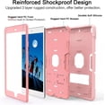 thumbnail image 2 of SuperShield iPad 10th Generation Case 10.9 Inch 2022 with Built-in 3 in 1 Kickstand Pencil Holder, Silicone Back Shell Protective Cover Case for iPad 10th Gen - Pink, 2 of 5