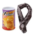thumbnail image 1 of HOZADOIE Novelty Funny Prop Home Essentials Potato Chips Snake Prank Potato Chip Snake Can Snake in A Potato Chip Can Prank Potato Chip Cans Scary Trick Jump Spring Snake Toy, 1 of 3