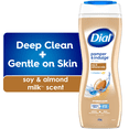 thumbnail image 1 of Dial Soy and Almond Milk Hydrating Body Wash, 473ml, Dermatologist Tested, Free from Silicones, Parabens, Phthalates, SLS, 1 of 8
