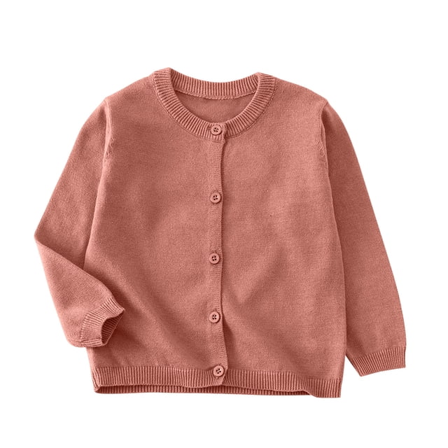 SHTXOZHI Toddler Boys Girls Sweater Cardigans Long Sleeve Button Down Knitted Cardigan Kids Jackets