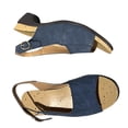 thumbnail image 4 of LSLJS Women's Wedge Sandals Ankle Strap Low Heeled Sandals Fish Mouth Open Toe Sandals, 4 of 4