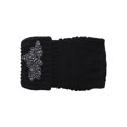 thumbnail image 1 of Manchettes de Bottes d'Hiver pour Femmes avec Pièce Florale - Noir/gun, 1 of 1