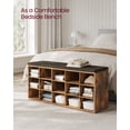 thumbnail image 4 of VASAGLE Banc à Chaussures, Banc de Rangement, 15 Compartiments, Brun Rustique et Brun ULHS15BX, 4 of 7