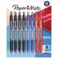 thumbnail image 1 of Paper Mate Profile Ballpoint Pens, Medium Point (1.0 mm), Retractable, Assorted Colours, 8 Count, 1 of 6