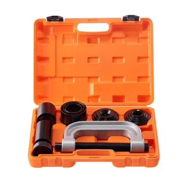 KFFKFF Ball Joint Press Set, 10-piece Tool Set, C-press Ball Joint Disassembly and Assembly Tools, Suitable for Majority 2WD and 4WD Vehicles, Robust Ball Joint Maintenance Kit for Vehicle Repairs