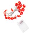 thumbnail image 3 of Muschroom Light String, 20 Red Cute Mushrooms Decoration String Light Battery Box Power Supply  For Christmas Indoor Outdoor Decoration, 3 of 8