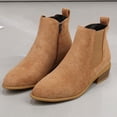 thumbnail image 4 of LSLJS Bottes d'Hiver en Flocage pour Femmes à Talon Épais, Talon Bas, Bout Rond, Chaussures à Fermeture Éclair Latérale, Bottines et Bottillons pour Femmes, Bottes pour Femmes, 4 of 5