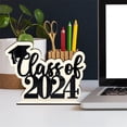 thumbnail image 1 of EGNMCR Room Decor, Home Decor 2024 Graduation Season Wooden Setup Holiday Home Decoration Wooden Sign Graduation Party Desktop Decoration Display items, 1 of 4
