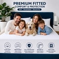 thumbnail image 4 of Coremaster Waterproof Mattress Protector Bed Bug Cover Full, 4 of 7
