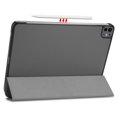 thumbnail image 2 of PANDACO Grey Leather Folio Case with Smart Cover for iPad Pro 13-inch (2024), 2 of 4