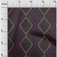 thumbnail image 1 of oneOone Silk Tabby Fabric Argyle Ikat Printed Craft Fabric BTY 42 Inch Wide, 1 of 1