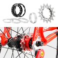thumbnail image 1 of Bicycle 15T Single Speed Flywheel Set Speed Flywheel Set Bicycle 15T Single HG Conversion Kit Freewheel Refit Component Mountain Bike Silver, 1 of 9