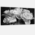 thumbnail image 2 of Tableau moderne imprimée sur toile Design Art rose en noir et blanc, 2 of 3