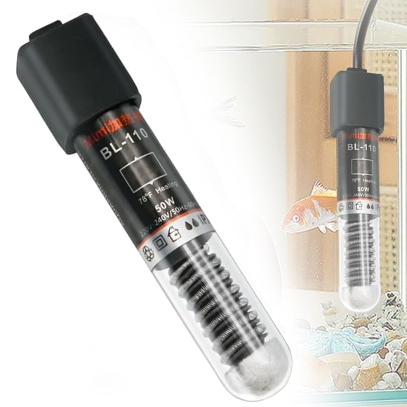 Small Aquarium Heater for Fish Tank Turtle Tank Dry Run Overheating Protection with Memory Function,aquarium heater,fish tank accessories,25W,US Plug