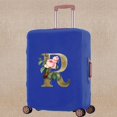 thumbnail image 1 of Luggage Cover Scratch Resistant Trolley Protective Case Apply To 18-32 Inch Golden Flower Print Suitcase Travel Accessory Covers 8Golden flower R L (26-28inch), 1 of 6