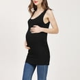 thumbnail image 1 of TopLLC Débardeur à Col Rond Mode Femme Sans Manches Été Uni Col Rond Hauts Décontractés Débardeur de Maternité Blouse pour Femmes Enceintes, 1 of 4