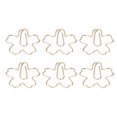 thumbnail image 4 of Estink Mini Pinces à Papier en Forme de Fleur, Or, 100 Unités, 4 of 8