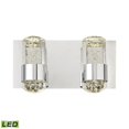 thumbnail image 1 of Surrey - 11.5 4.8W 2 LED Bath vanity  Chrome Finish With Clear Glass-Bathroom, 1 of 1