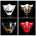 thumbnail image 1 of 1pcs Halloween Scary Half Face Mask Costume Halloween Rave Cosplay Party Half Face, 1 of 5