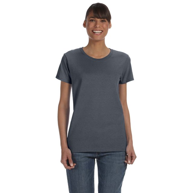 Gildan T-Shirt en Jersey de Confort à Col Épais avec Ruban pour Femmes, Style G5000L