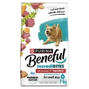 Beneful IncrediBites for Small Dogs with Real Beef, Dry Dog Food 7kg