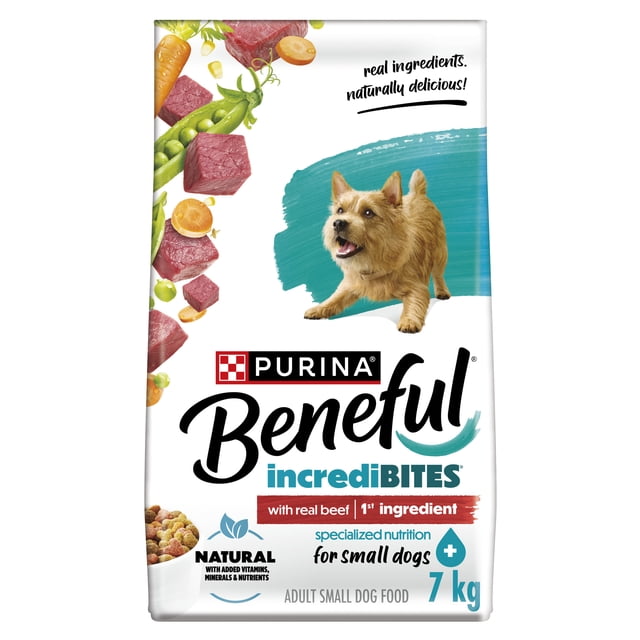 Beneful IncrediBites for Small Dogs with Real Beef, Dry Dog Food 7kg