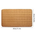 thumbnail image 3 of weibbin Pad Bathroom Shower Rugs - Non-Slip Absorbent Soft Machine Washable Shower Mats for Living Room, Bedroom, Bathroom, Home Decor, 50x80cm, 3 of 6