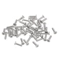 thumbnail image 1 of Unique Bargains M1.4x0.3x5mm Lot de 50 Vis Plates Rondes en Métal pour Machine à Entraînement Phillips, 1 of 5