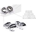 thumbnail image 4 of 2 pcs25mm - Stainless Steel Spinlock Barbell Clamps Dumbbell Nut Lock Collars, 4 of 4