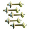 thumbnail image 2 of 5pcs Screw Nut Bolt Kit Toggle Bolt Bed Connecting Bolts Heavy-duty Fasteners Furniture Accessories Chair Fixing Connector, 2 of 10