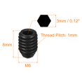 thumbnail image 2 of Unique Bargains Ball Point Set Screws, M6 x 8mm High Carbon Steel Metric Spring Hex Socket Grub Screw 20 Pack, 2 of 7